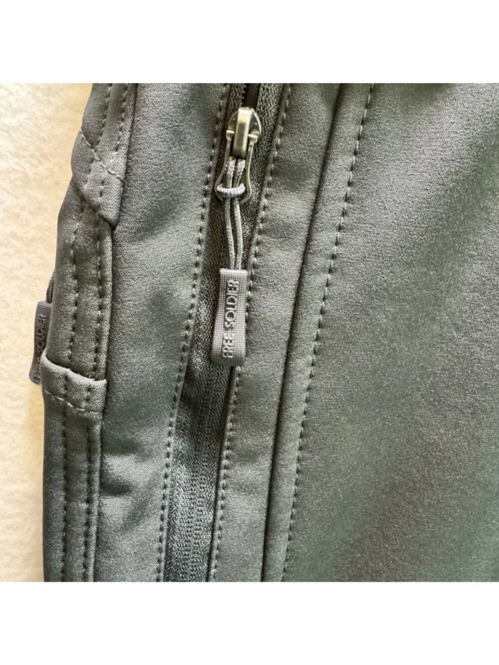 Free Soldier Men's Tactical Gear Windproof Softshell Fleece Lined Pants 38
